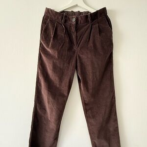 Aritzia Dark Brown Corduroy Men's Pants